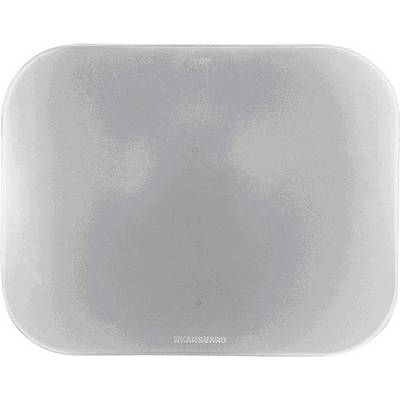 A rectangular transparent protective film with rounded corners, designed to protect devices or surfaces.