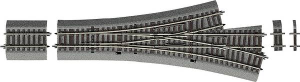 H0 RocoLine (incl. track bed) 42543 3-way points 287.5 mm 1 pc(s)