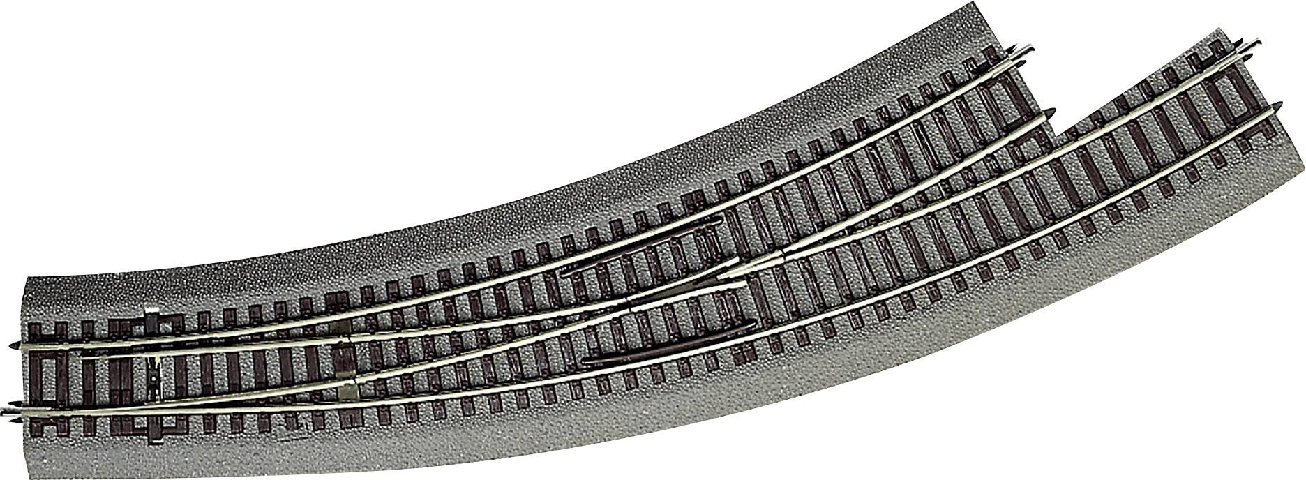 H0 RocoLine (incl. track bed) 42570 Curved point, Left 1 pc(s)