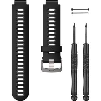 Garmin Silikonarmband für Forerunner 735XT Replacement wrist strap  Black, Grey 