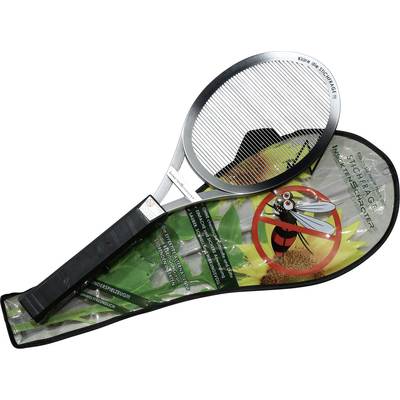 Image of Schroeter Stichfrage 1576757 Electrical grid Fly swatter (L x W x H) 510 x 178 x 35 mm Black, Silver 1 pc(s)