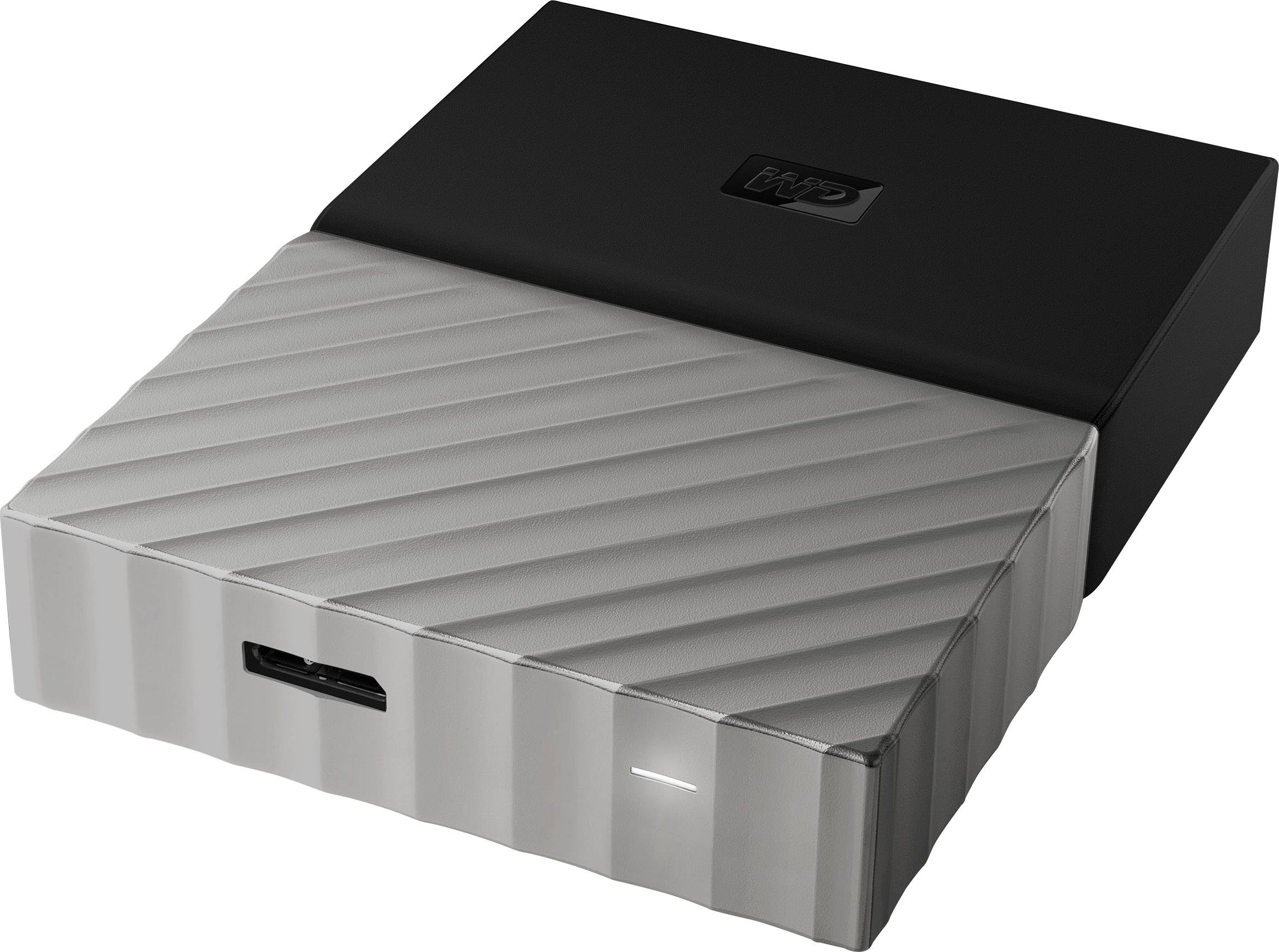 WD My Passport Ultra 2 TB 2.5 external hard drive USB 3.0 Black, Grey WDBTLG0020BGY-WESN
