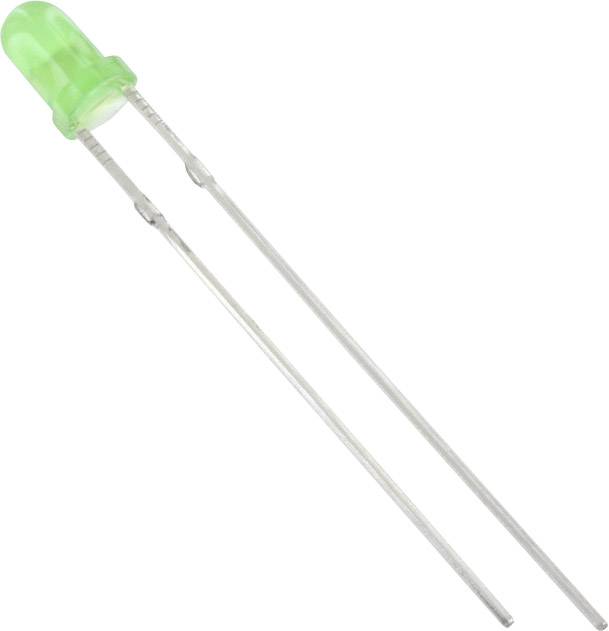 TRU COMPONENTS 1577354 LED wired Green Circular 3 mm 175 mcd 60 Γö¼Γûæ 20 mA