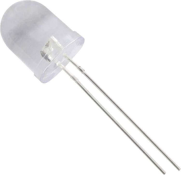TRU COMPONENTS 1577409 LED wired Yellow Circular 10 mm 1000 mcd 25 ° 20 mA