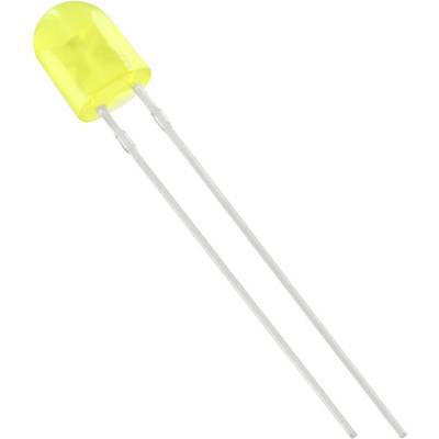 TRU COMPONENTS 1577494 LED wired  Yellow Oval 5 mm 1750 mcd 110 °, 50 ° 20 mA  