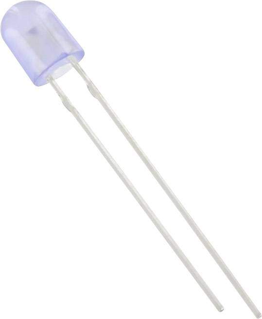 TRU COMPONENTS 1577497 LED wired Blue Oval 5 mm 1250 mcd 110 °, 50 ° 20 mA