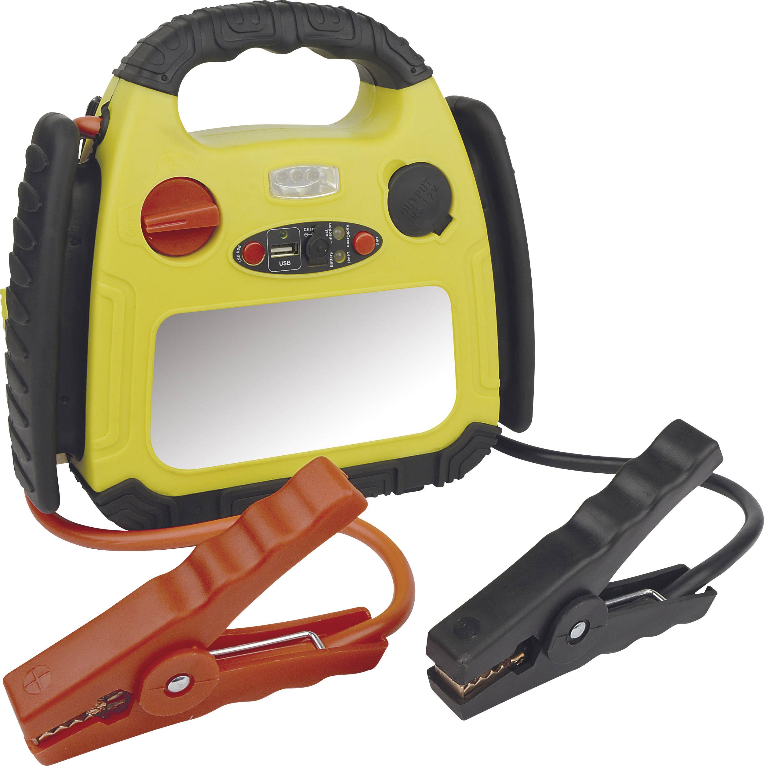 Brüder Mannesmann Quick start system M01776 Jump start current (12 V)=300 A Work light, Compressor, 1 x 12 V output-1
