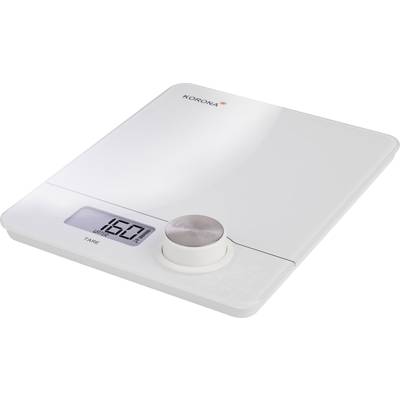 Korona Pia Kitchen scales digital Weight range=5 kg White