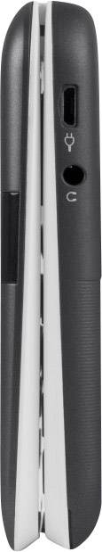 doro 6050 Big button flip top mobile phone Charging station, Panic button Graphite, White-10