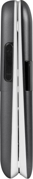 doro 6050 Big button flip top mobile phone Charging station, Panic button Graphite, White-11