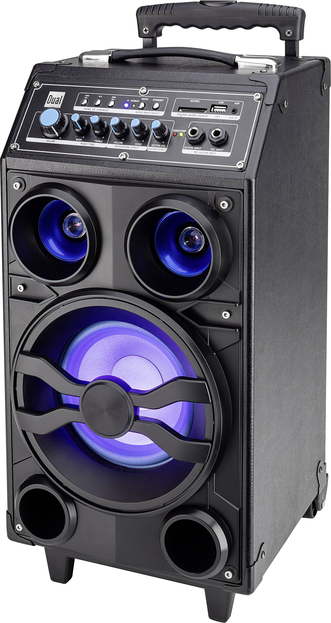 Dual DSBX 100 Portable PA speaker 16.5 cm 6.5 inch rechargeable 1 pc(s)