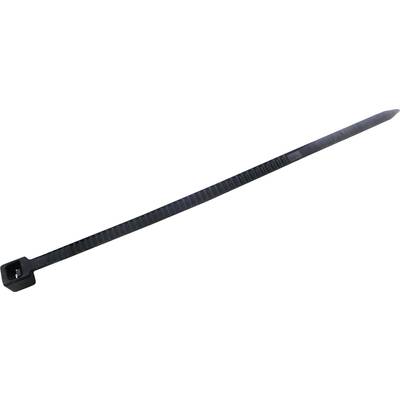 TRU COMPONENTS 1577946  Cable tie 150 mm 2.50 mm Black Heat-resistant 100 pc(s)
