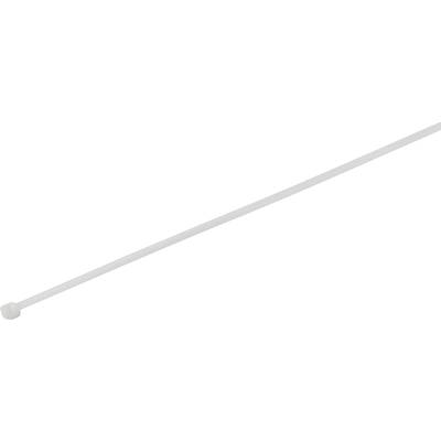 TRU COMPONENTS 1577951  Cable tie 150 mm 2.60 mm White Heat-resistant 100 pc(s)