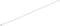A white cable tie positioned at an angle on a white background.