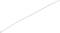 A white cable tie at full length, typically used for bundling cables or securing objects.