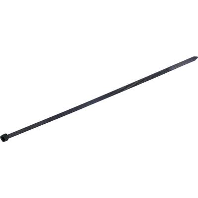TRU COMPONENTS 1578034  Cable tie 250 mm 5.20 mm Black Heat-resistant 100 pc(s)
