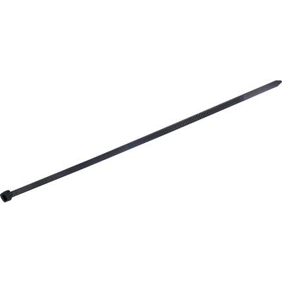 TRU COMPONENTS 1578038  Cable tie 350 mm 5.20 mm Black Heat-resistant 100 pc(s)
