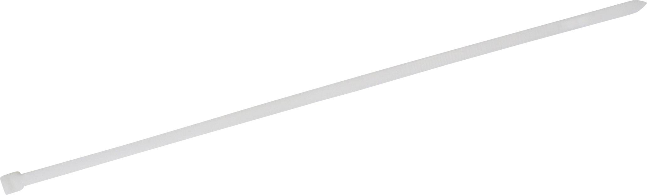 TRU COMPONENTS 1578041 Cable tie 400 mm 5.20 mm White Heat-resistant 100 pc(s)