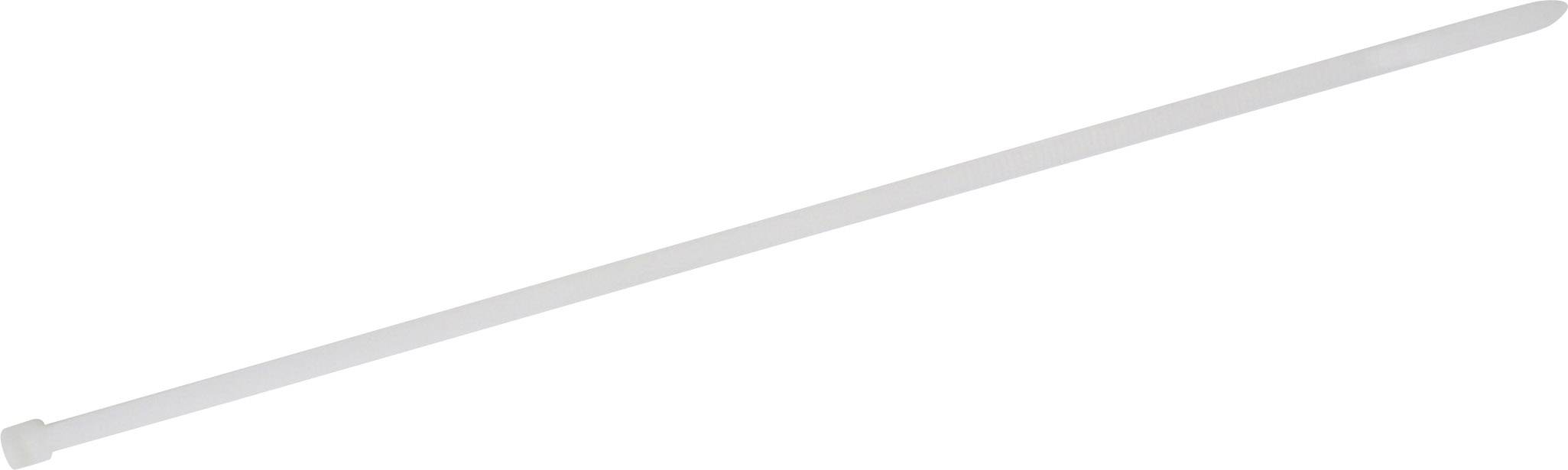 TRU COMPONENTS 1578047 Cable tie 200 mm 5.80 mm White Heat-resistant 100 pc(s)