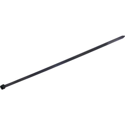 TRU COMPONENTS 1578048  Cable tie 250 mm 5.80 mm Black Heat-resistant 100 pc(s)
