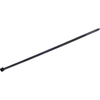 TRU COMPONENTS 1578056  Cable tie 200 mm 6 mm Black Heat-resistant 100 pc(s)