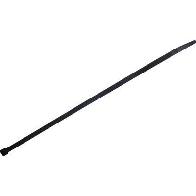 TRU COMPONENTS 1578062 Cable tie 300 mm 7.20 mm Black Heat-resistant 100 pc(s)-0