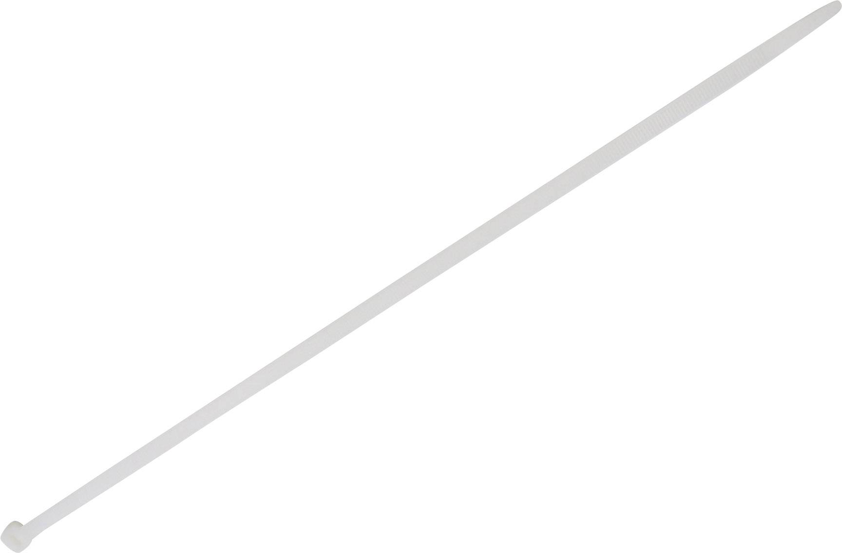 TRU COMPONENTS 1578087 Cable tie 450 mm 7.80 mm White Heat-resistant 100 pc(s)