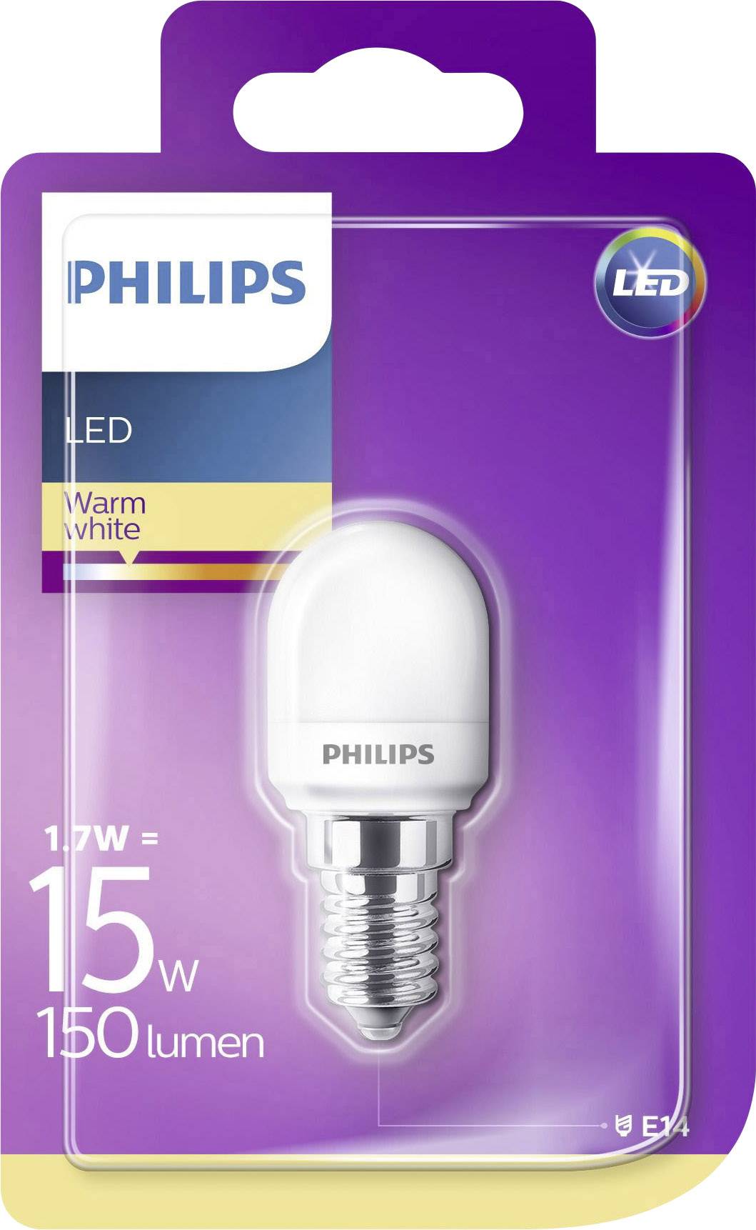 Philips Lighting Led Refrigerator Lamp Eec A A E 59 Mm 230 V E14 1 7 W Warm White 1 Pc S Conrad Com