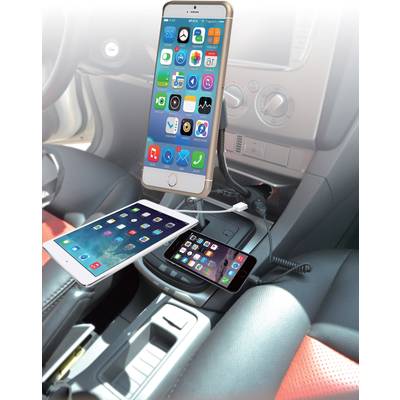 cigarette car phone holder Universal Magnetic Mount with Dual USB Charger for Cell Phones ensuring long Car Phone Cigarette Lighter Phone