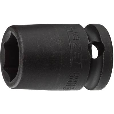 Hazet Impact Socket, Size 880 S, dark, steel, for tool use, with internal profile for screws and nuts.