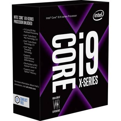 Intel® Core™ i9 i9-10900X 10 x 3.7 GHz Deca Core WOF processor PC base: Intel® 2066 165 W