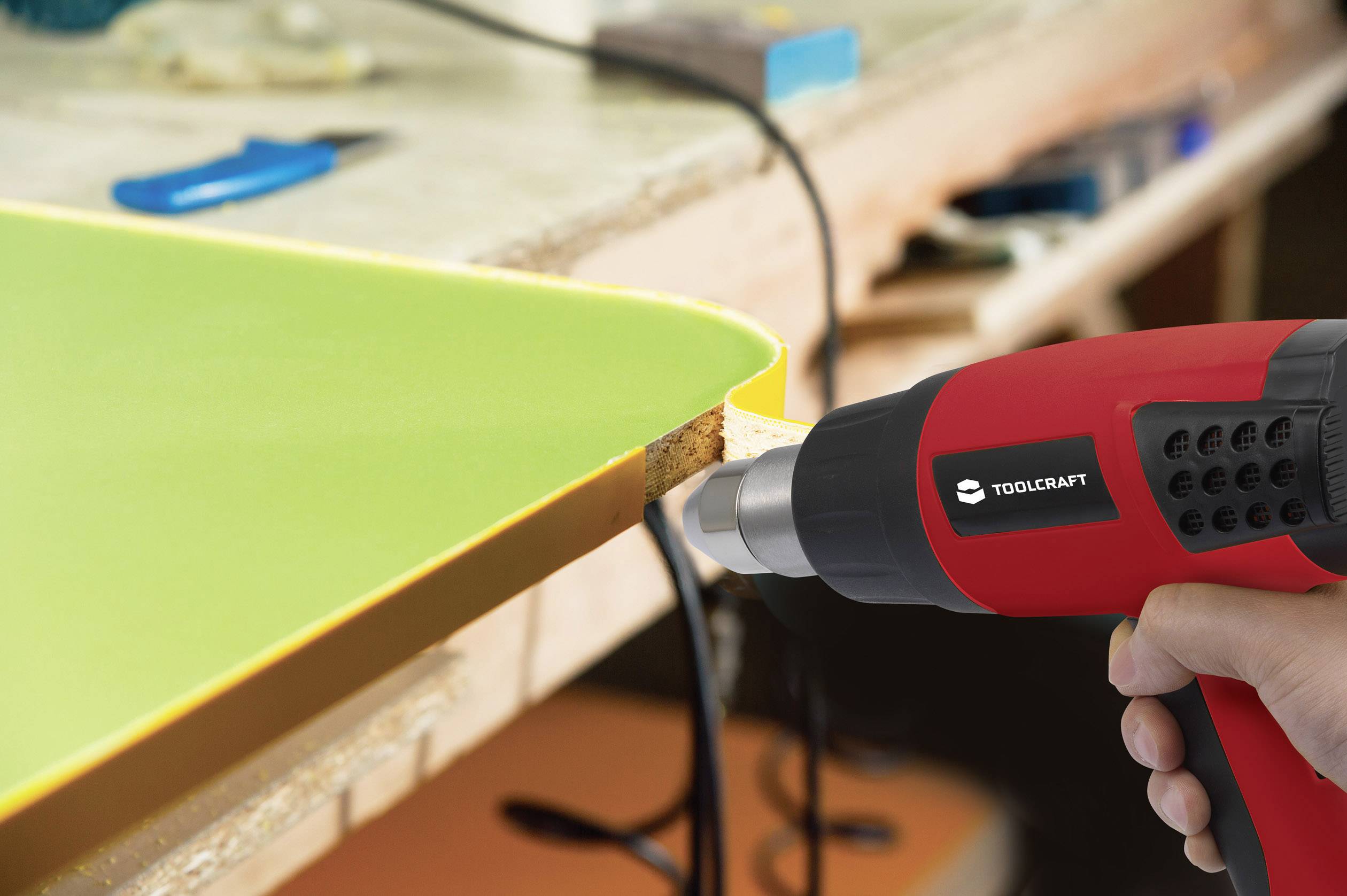 TOOLCRAFT 1582584 Hot air blower incl. accessories, incl. case 2000 W-6