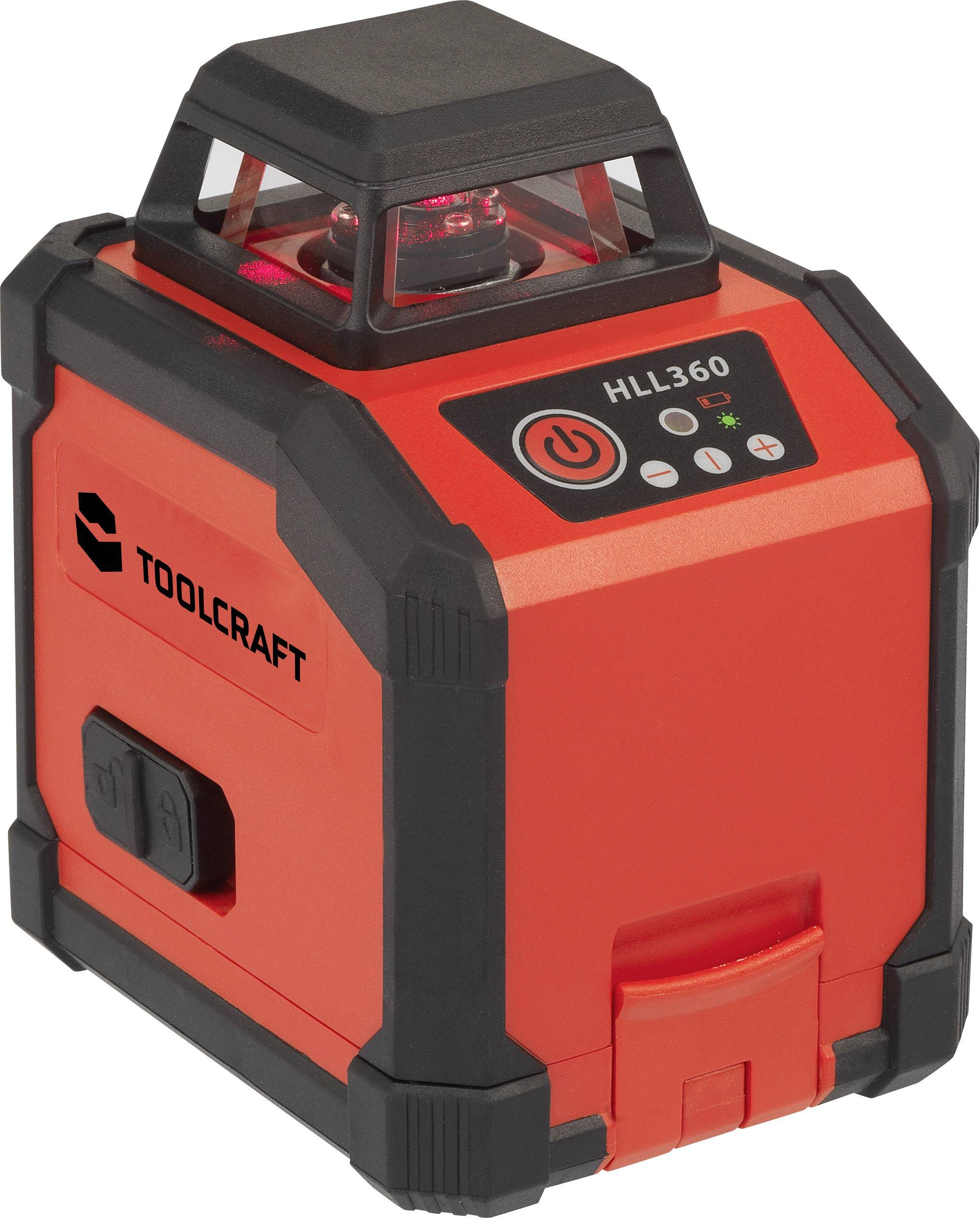 Toolcraft Multi Line Laser360 Self Levelling Hll360 Range Max