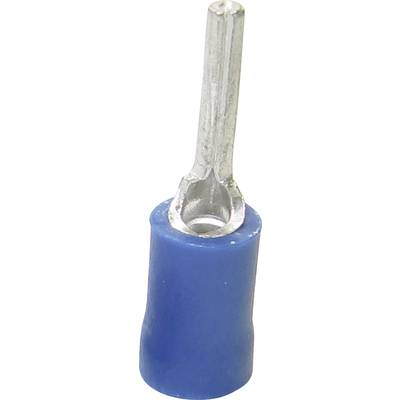 TRU COMPONENTS 1583188 Pin terminal  1.50 mm² 2.50 mm² Partially insulated Blue 1 pc(s) 