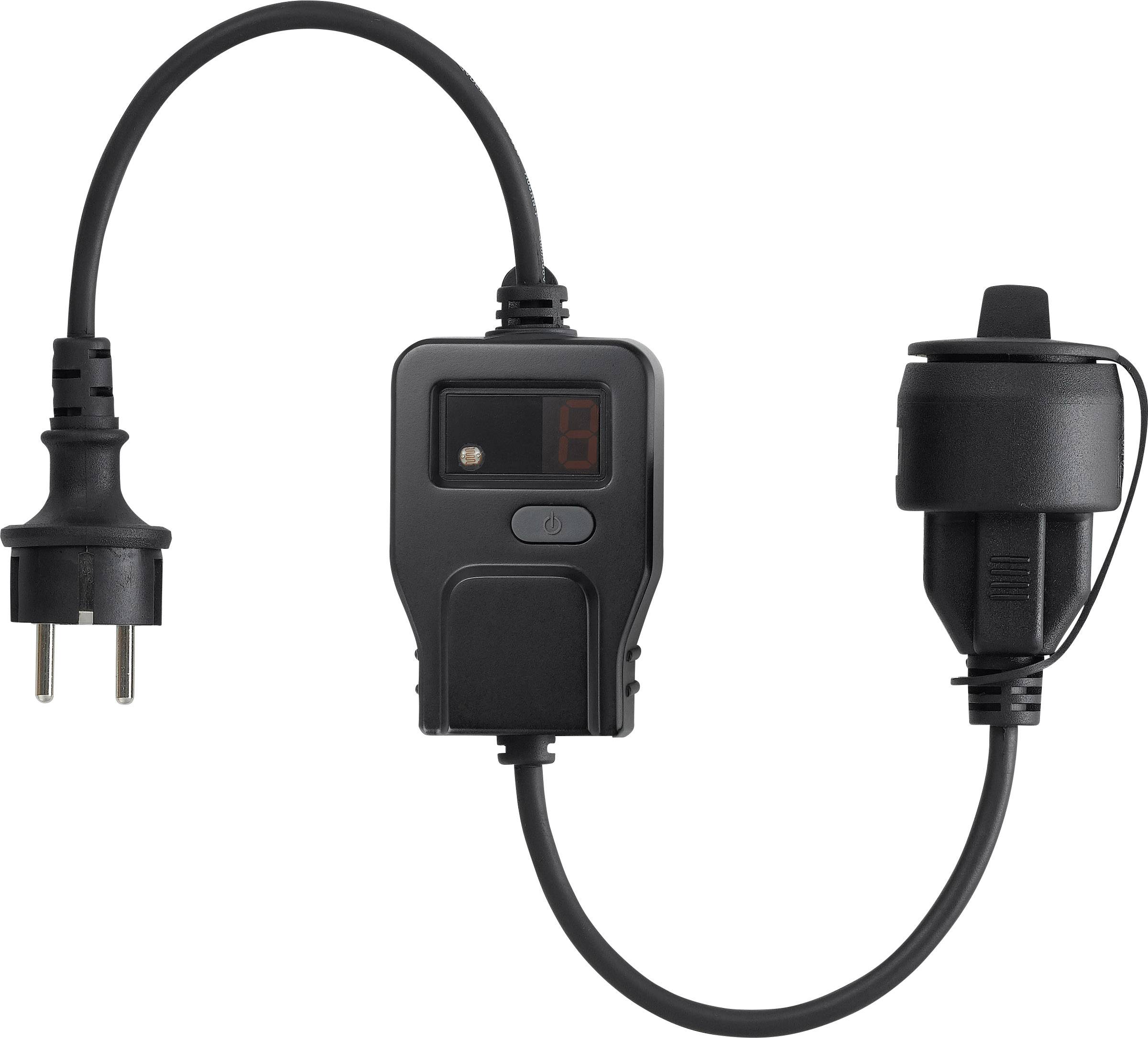 interBaer 8813-004.01 Twilight switch Black 230 V 1 up to 9 h