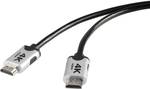 SpeaKa Professional Premium HDMI™ cable with Ethernet1.00 m 4 k/Ultra-HD at 18 Gpbs