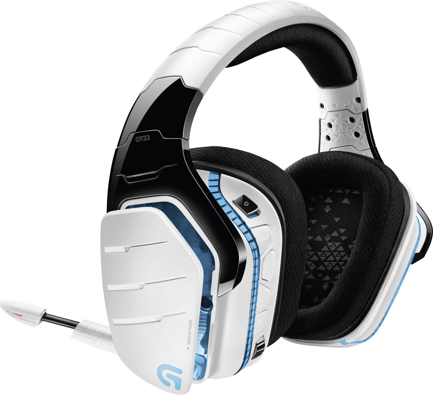 Logitech Gaming G933 Artemis Spectrum Gaming Headset Usb 3 5 Mm Jack Cordless Over The Ear White Conrad Com