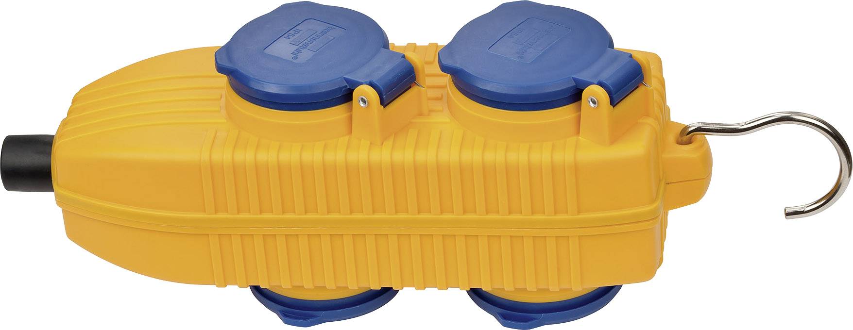Image of Brennenstuhl 1081070010 Power strip (w/o switch) Blue, Yellow