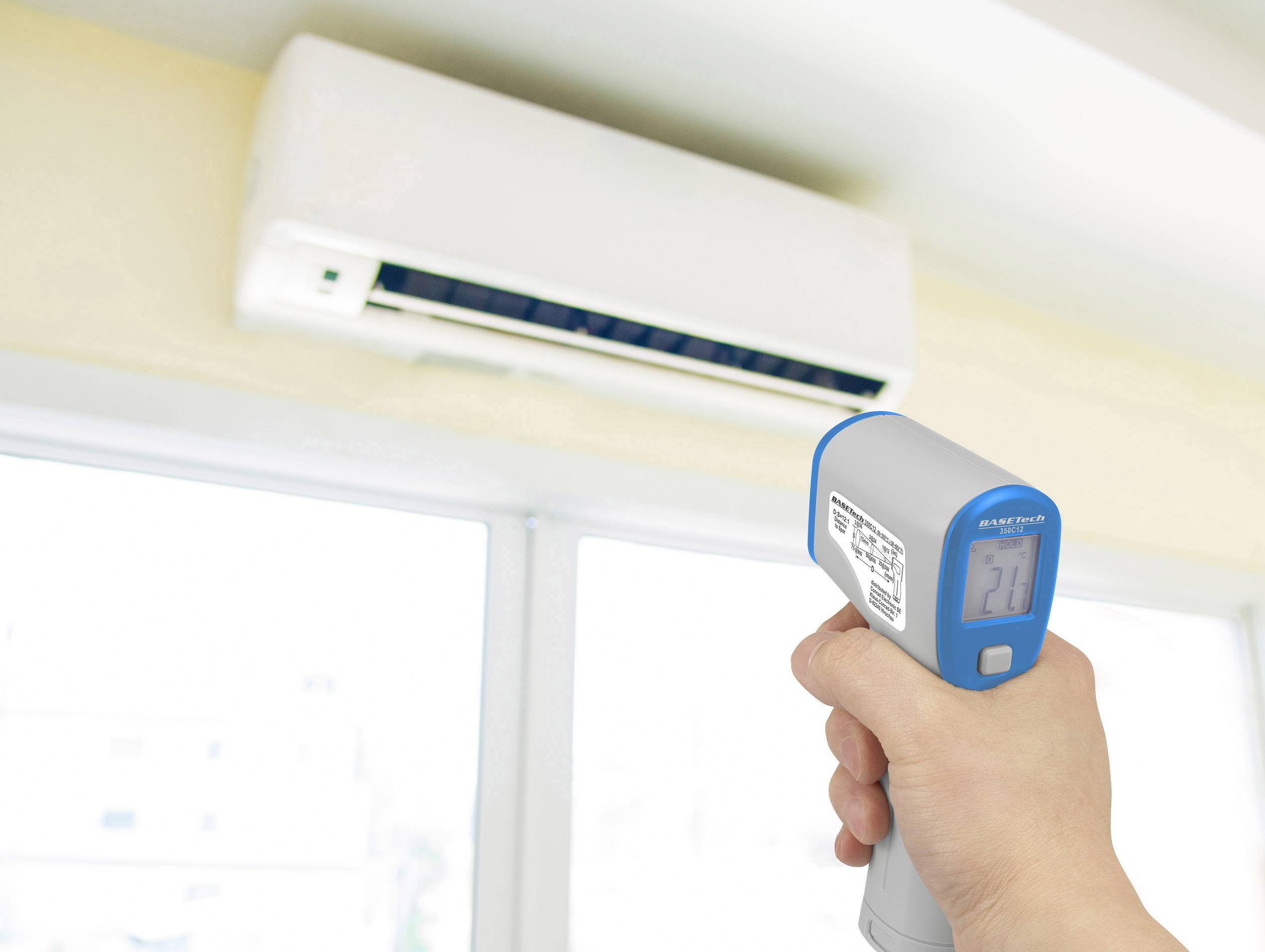 Basetech 350C12 IR thermometer Display (thermometer) 12:1 -50 - 350 °C Pyrometer-2