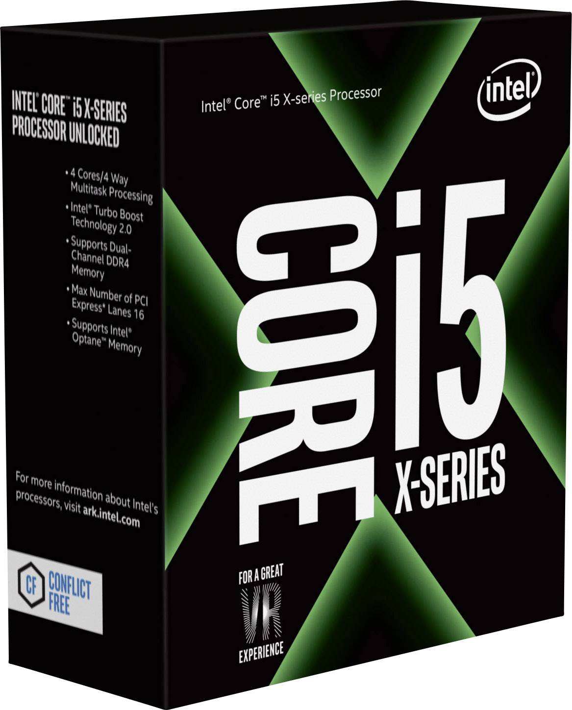 Intel Core i5 i5-7640X 4 x 4.0 GHz Quad Core WOF processor PC base: Intel® 2066 112 W