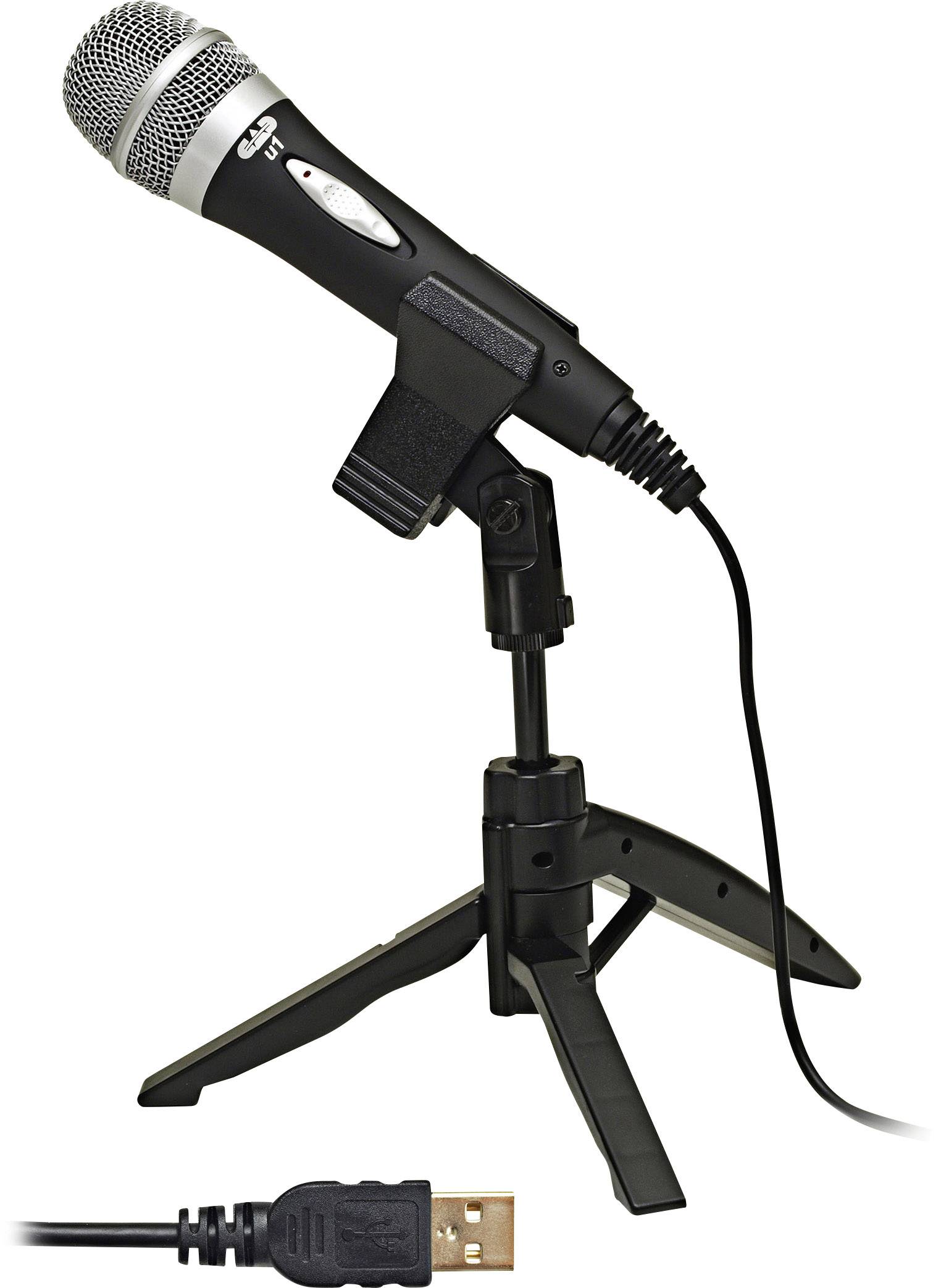 U1 USB USB microphone Corded incl. incl. cable, | Conrad.com