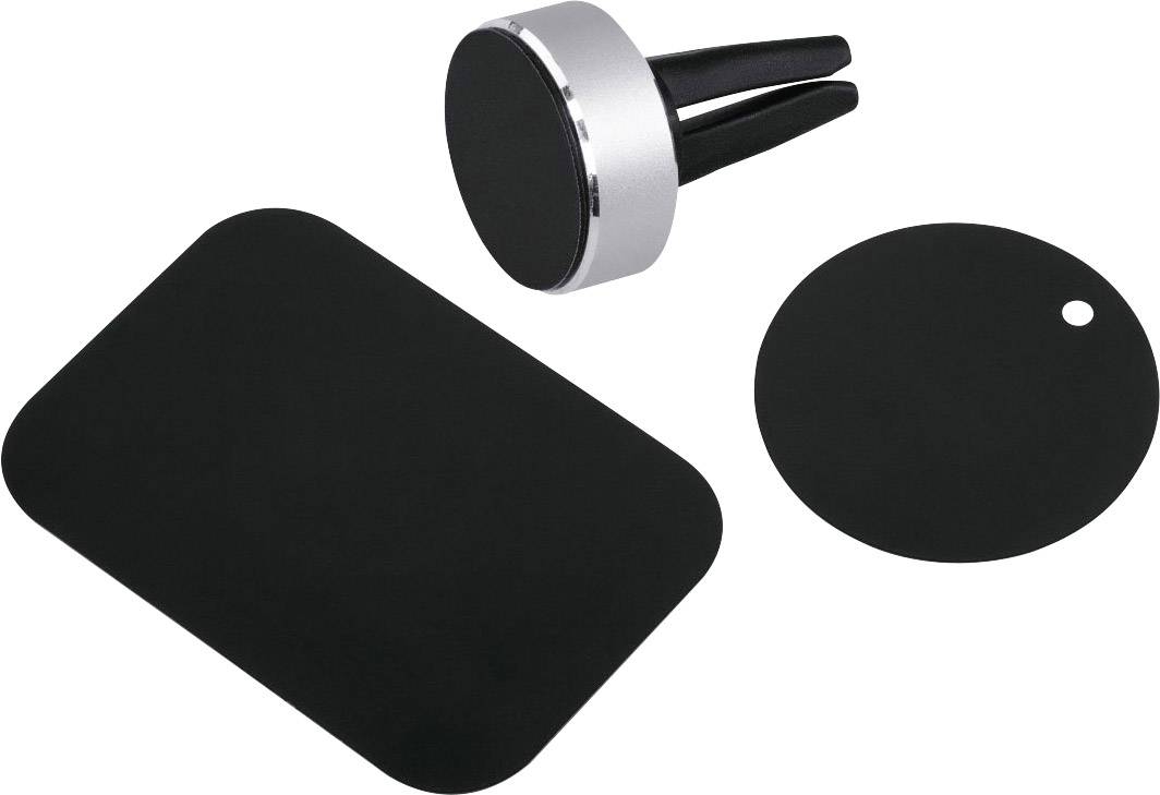 Hama "Magnet Alu" Air grille Car mobile phone holder 360° swivel, Magnetic fastener-1