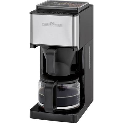 Profi Cook PC-KA 1138 Coffee maker Black, Stainless steel Cup volume=10 incl. grinder-0