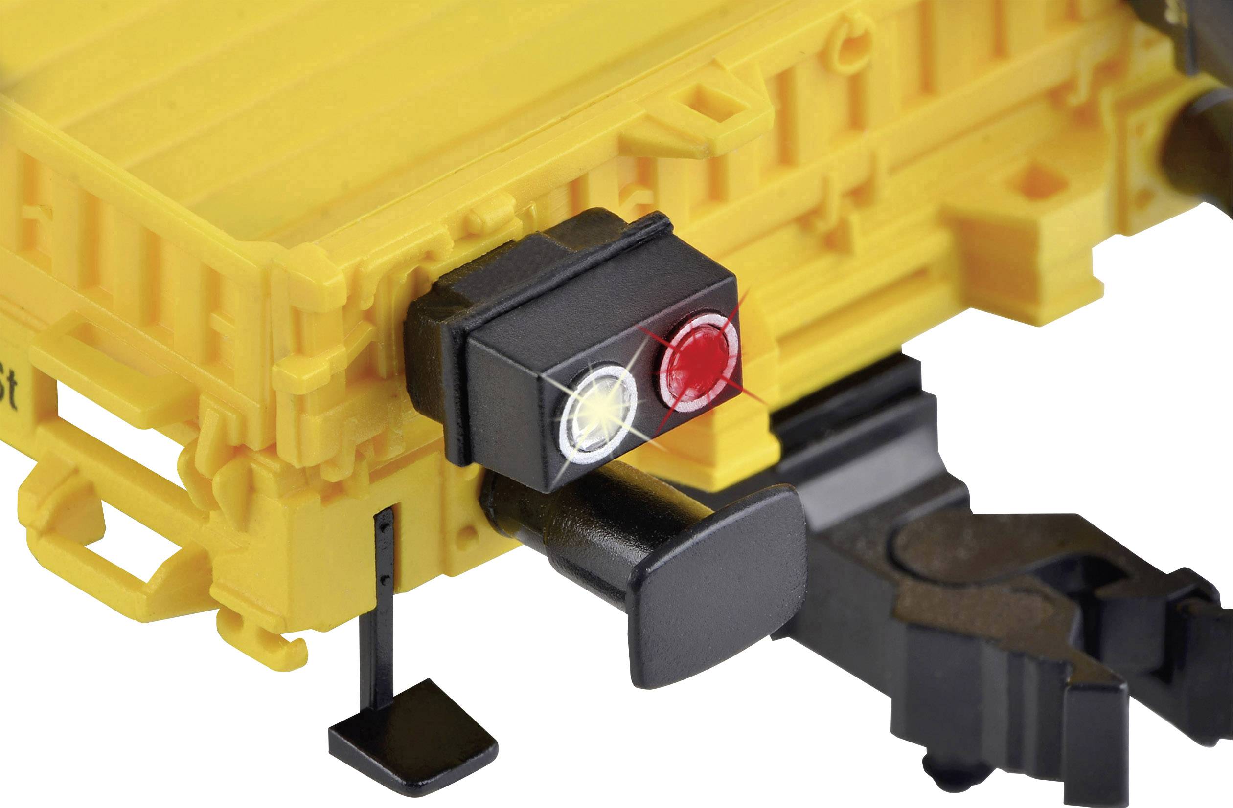 Image of Viessmann Modelltechnik 2320 Tail lights Suitable for: Viessmann flat wagon, Viessmann road–rail vehicle with flat wagon White, Red 1 Set