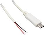 USB C 3.1 plug with an open end