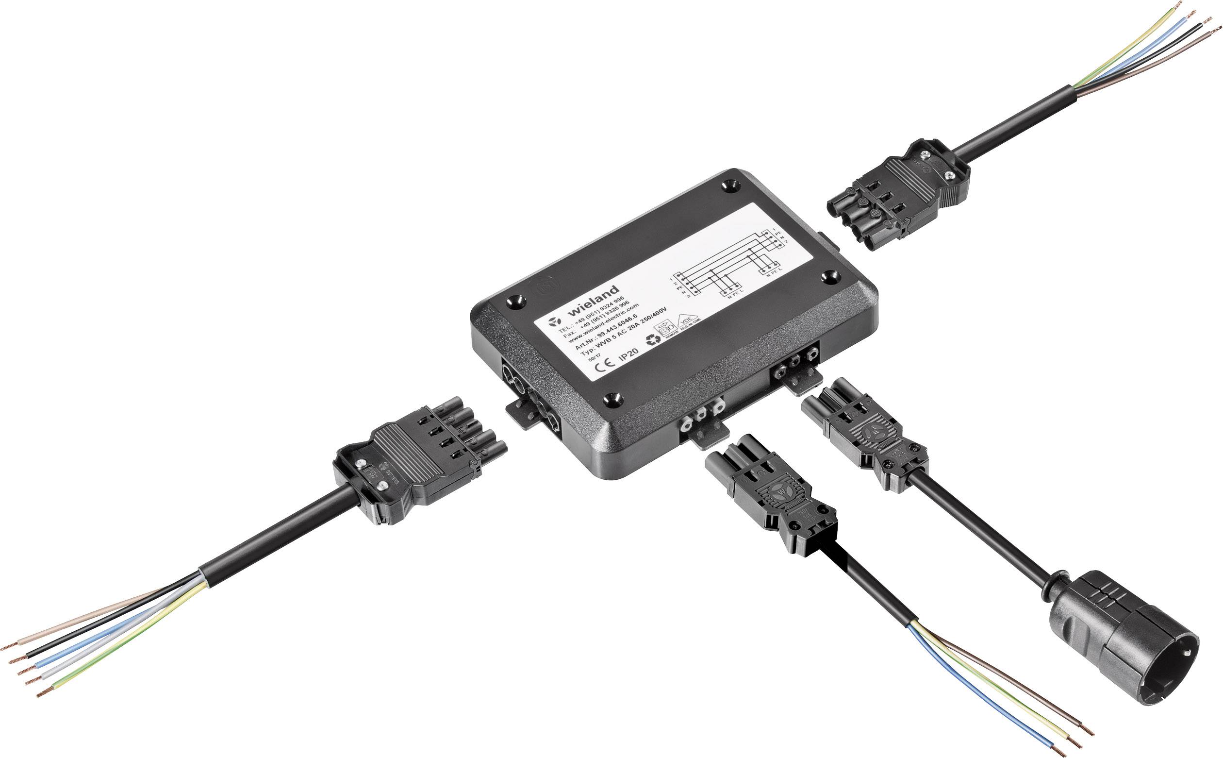Wieland Electric 99.445.6046.6 Distributor Black