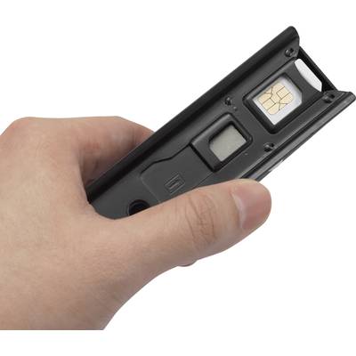 Basetech BT-SIMS-AIO SIM card cutter  Adapted from: Standard SIM, Micro SIM Adapted to: Micro SIM, Nano SIM