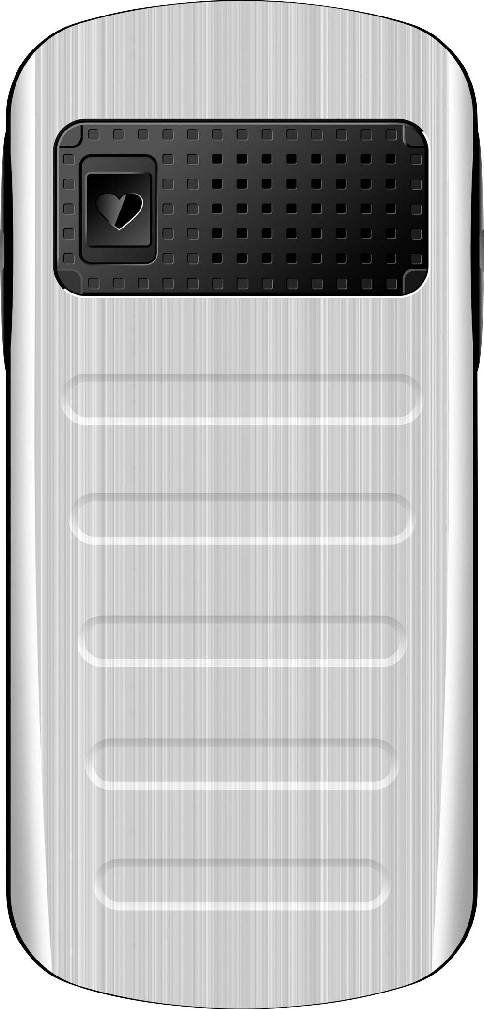 beafon SL250 Big button mobile phone Charging station, Panic button Silver-black-5