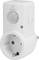 Socket with motion sensor and side switch, Renkforce brand. Suitable for automatic control of electrical devices.