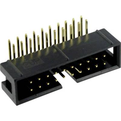TRU COMPONENTS 1589778 Pin connector no ejector Contact spacing: 2.54 mm Total number of pins: 34 No. of rows: 2 1 pc(s)